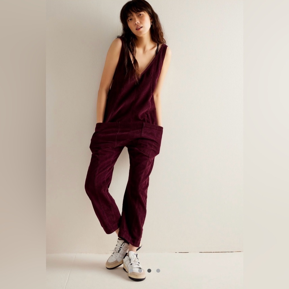 Free People We The Free High Roller corduroy jumpsuit